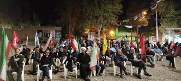 فریاد حق علیه استکبار درصد و پنجاه و نهمین شب در قلب نطنز طنین انداز شد