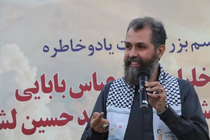تصاویر /مراسم بزرگداشت خلبان شهید عباس بابایی وحسین لشگری در قزوین برگزار شد