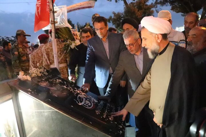 تصاویر /مراسم بزرگداشت خلبان شهید عباس بابایی وحسین لشگری در قزوین برگزار شد