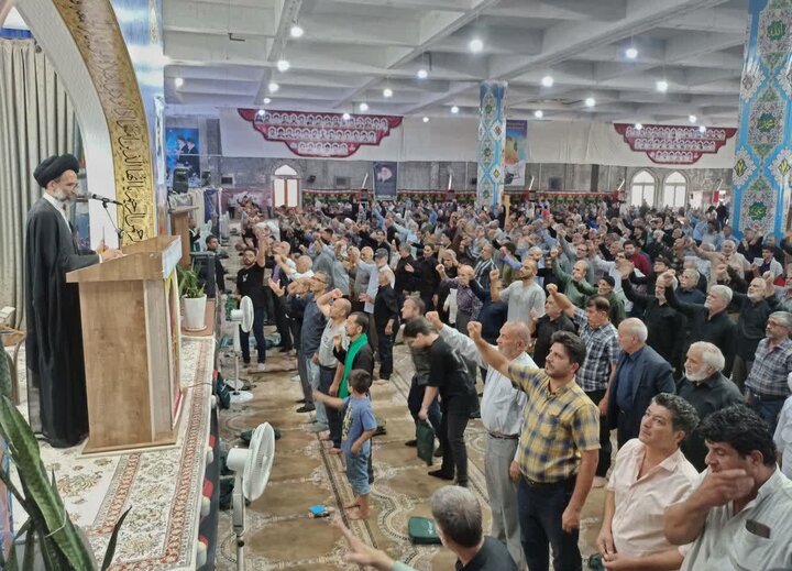 تصاویر/ نمازعبادی سیاسی جمعه کاشان