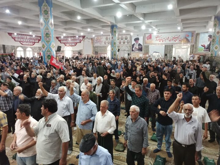 تصاویر/ نمازعبادی سیاسی جمعه کاشان