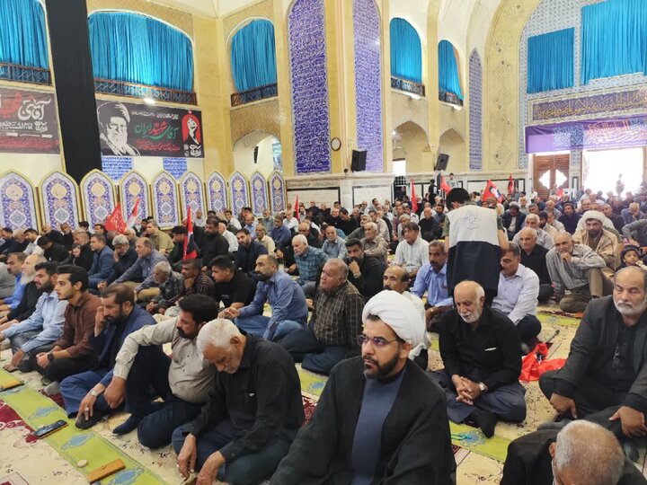 تصاویر/ اقامه نمازجمعه شهرستان بم