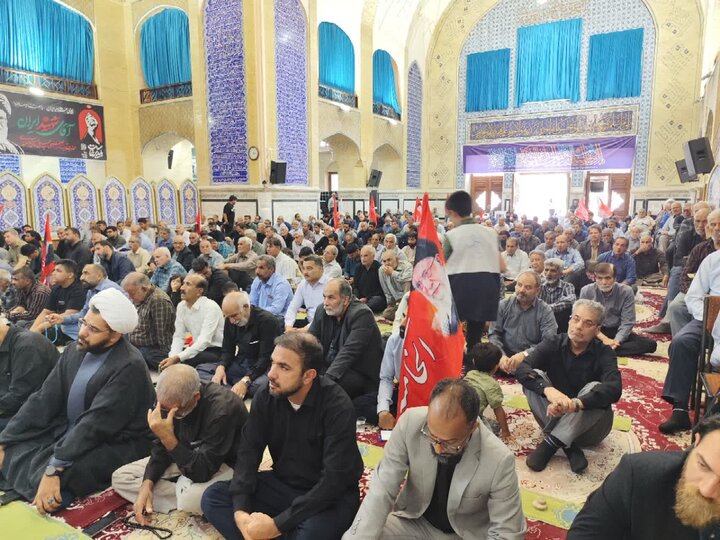 تصاویر/ اقامه نمازجمعه شهرستان بم