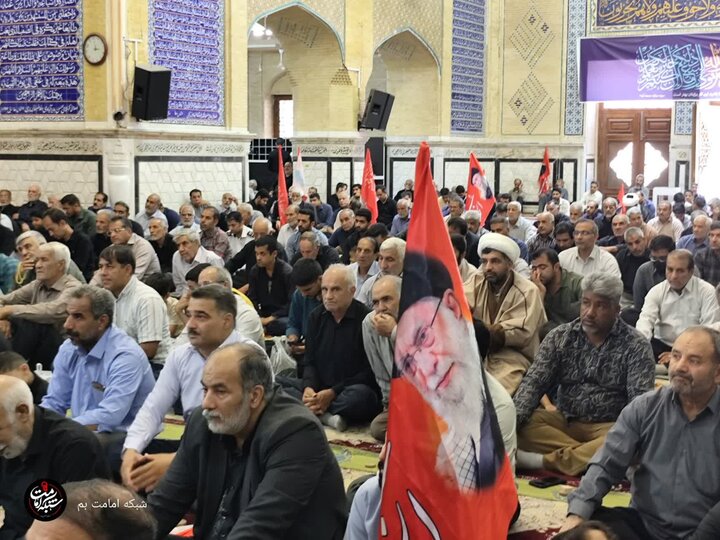 تصاویر/ اقامه نمازجمعه شهرستان بم