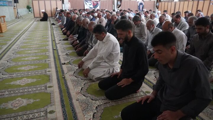 تصاویر/ آیین عبادی سیاسی نماز جمعه شهرستان زهک