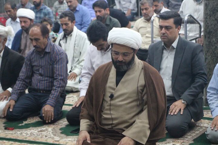تصاویر/ آیین عبادی سیاسی نماز جمعه شهرستان بنجار