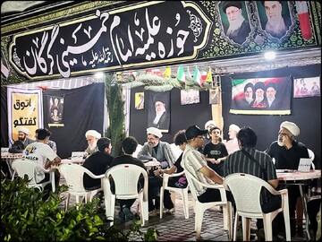 تداوم ۱۱۷ شب هم‌نشینی بی‌واسطه روحانیت با مردم در گرگان+ عکس