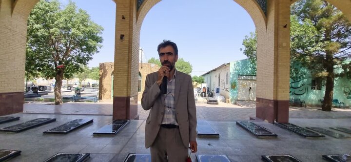 تصاویر / تجدید میثاق خبرنگاران شهرستان تاکستان با شهدا