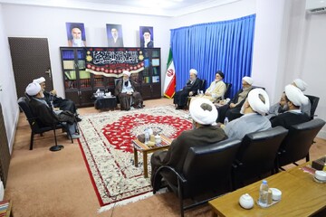 تصاویر/ دیدار جمعی از طلاب و روحانیون بخش دودانگه ساری با نماینده ولی فقیه در مازندران