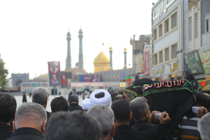 مراسم تشییع پیکر حجت ‌الاسلام والمسلمین سید صدرا هاشمی از اساتید حوزه