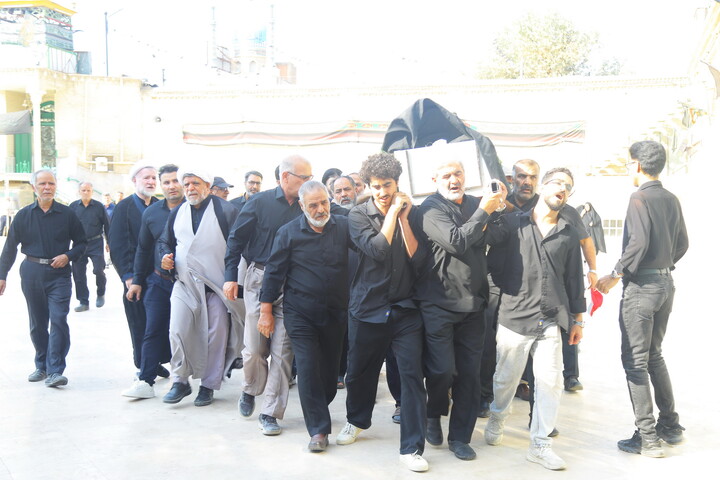 Cerimonia funebre per l’Hojjatoleslam Seyyed Sadra Hashemi, docente del Seminario di Qom