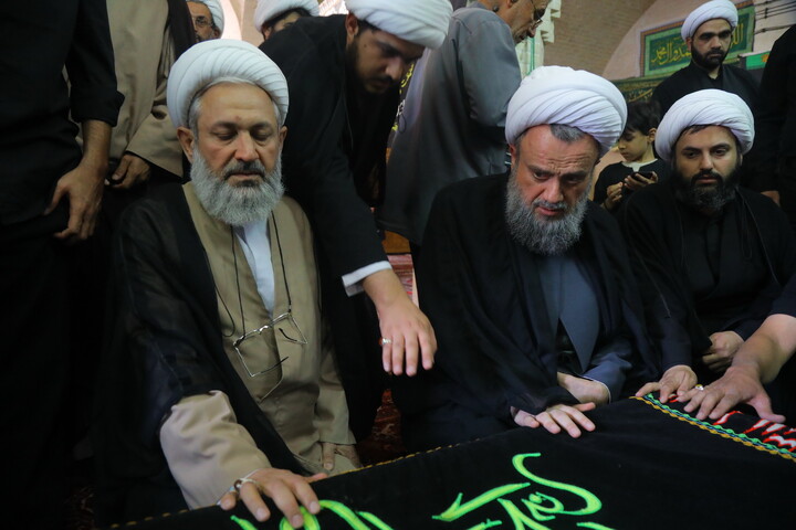 مراسم تشییع پیکر حجت ‌الاسلام والمسلمین سید صدرا هاشمی از اساتید حوزه