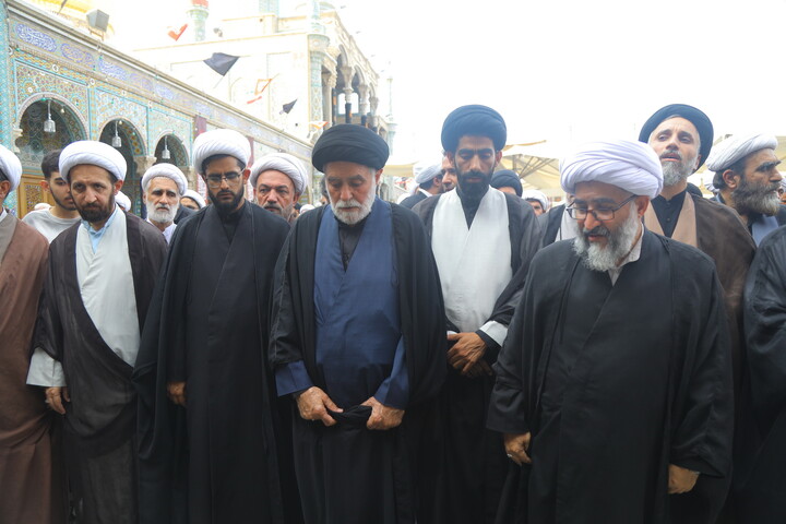 مراسم تشییع پیکر حجت ‌الاسلام والمسلمین سید صدرا هاشمی از اساتید حوزه