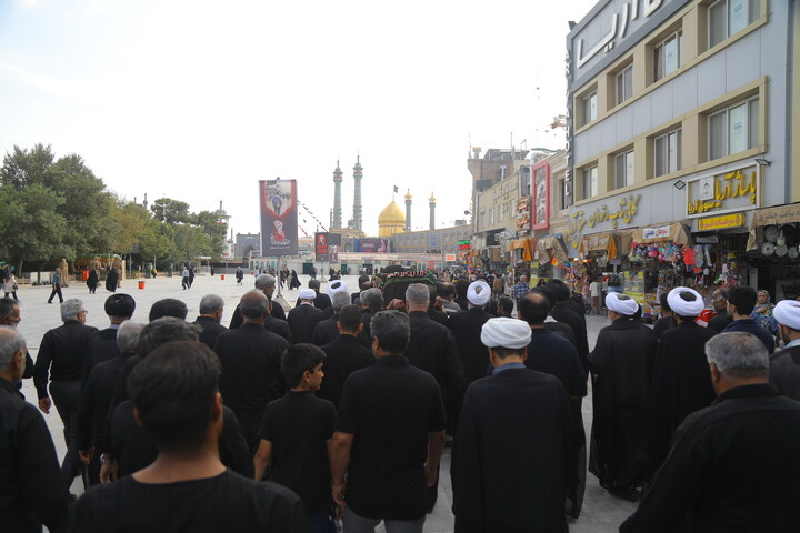 مراسم تشییع پیکر حجت ‌الاسلام والمسلمین سید صدرا هاشمی از اساتید حوزه