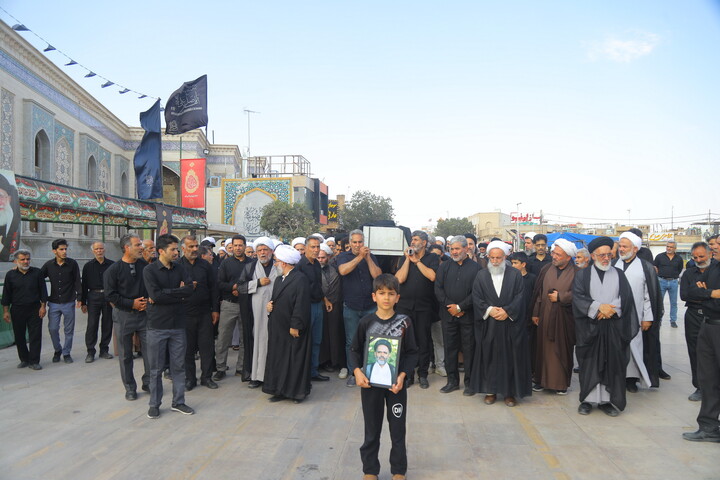 Cerimonia funebre per l’Hojjatoleslam Seyyed Sadra Hashemi, docente del Seminario di Qom