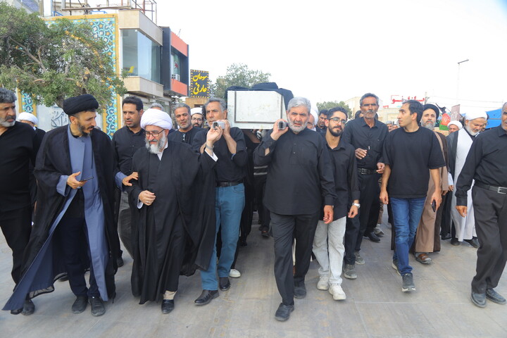 مراسم تشییع پیکر حجت ‌الاسلام والمسلمین سید صدرا هاشمی از اساتید حوزه
