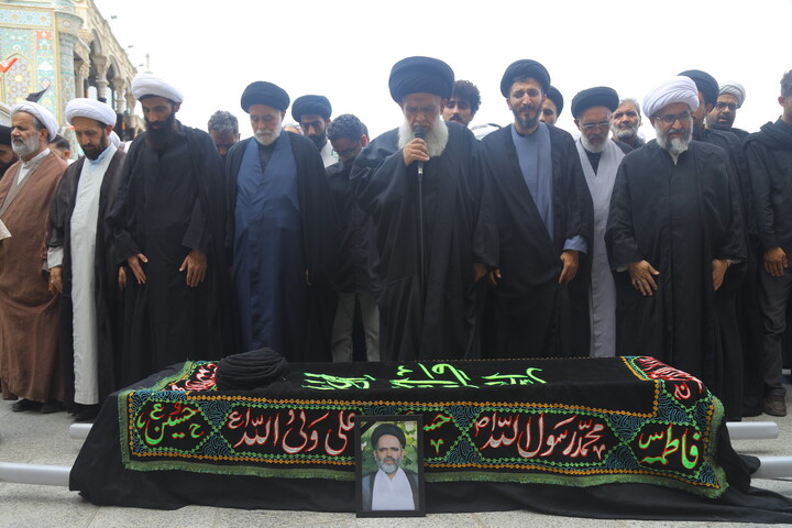 مراسم تشییع پیکر حجت ‌الاسلام والمسلمین سید صدرا هاشمی از اساتید حوزه