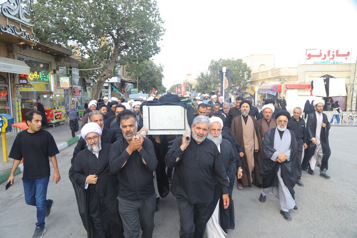 مراسم تشییع پیکر حجت ‌الاسلام والمسلمین سید صدرا هاشمی از اساتید حوزه