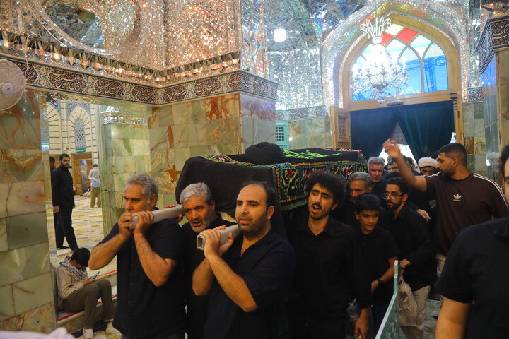 مراسم تشییع پیکر حجت ‌الاسلام والمسلمین سید صدرا هاشمی از اساتید حوزه