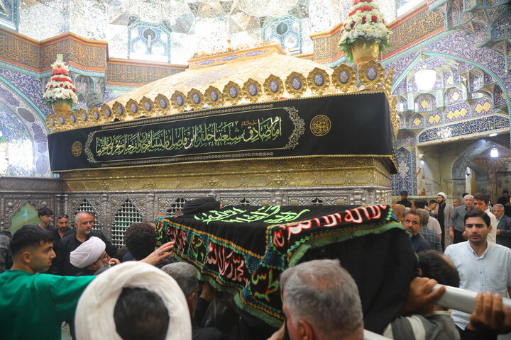 مراسم تشییع پیکر حجت ‌الاسلام والمسلمین سید صدرا هاشمی از اساتید حوزه