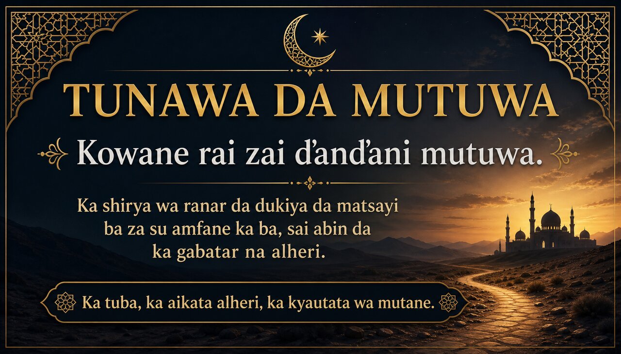 HANYAR RAYUWA | Me Ya Sa Ya Kamata Mu Riƙa Tunawa da Mutuwa?