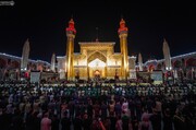العتبة العلوية ترفع راية الحزن إيذانًا ببدء مراسم العزاء في ذكرى شهادة النبي الأكرم (صلى الله عليه وآله)