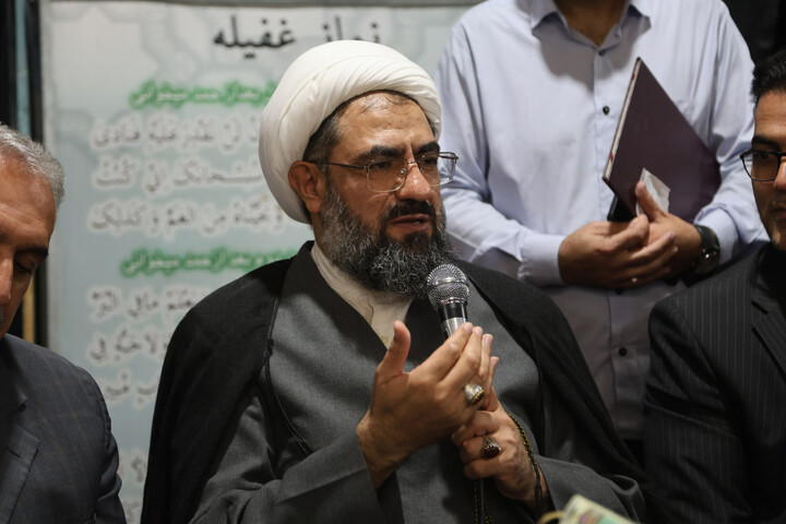 حضور امام جمعه همدان در سنگستان