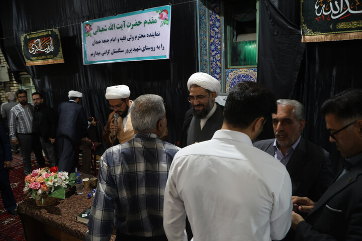 حضور امام جمعه همدان در سنگستان