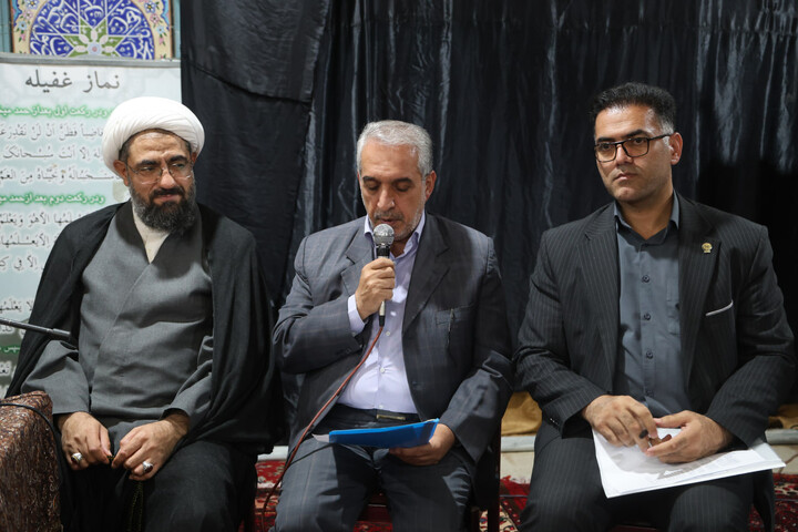 حضور امام جمعه همدان در سنگستان