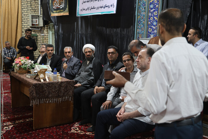 حضور امام جمعه همدان در سنگستان