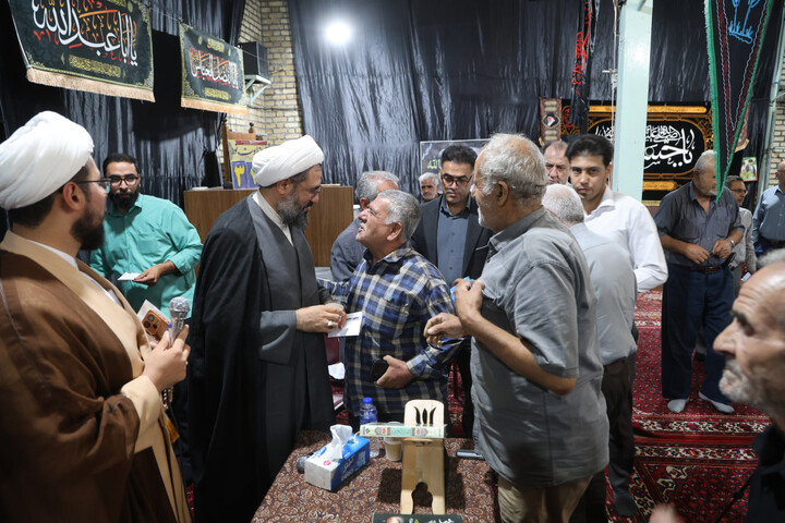 حضور امام جمعه همدان در سنگستان