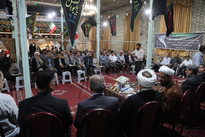حضور امام جمعه همدان در سنگستان