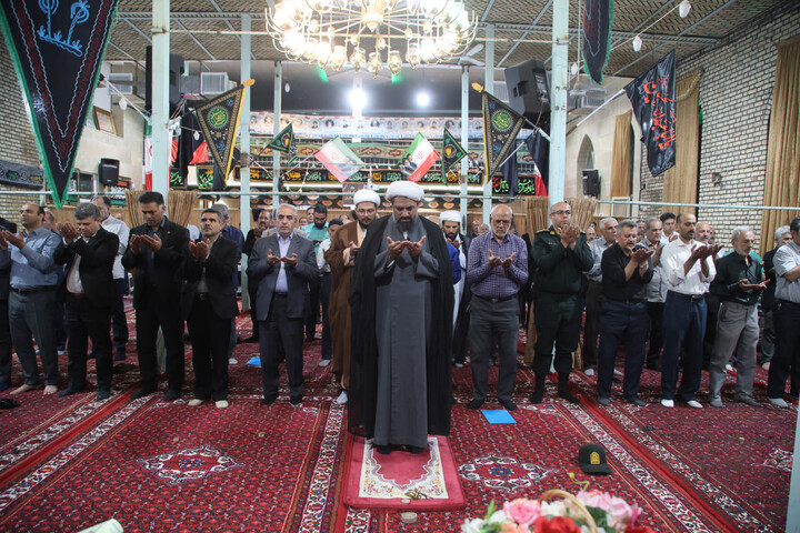 حضور امام جمعه همدان در سنگستان