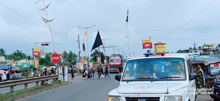 কারবালার স্মৃতিতে কুমারপুরে চল্লিশার শোকসভা ও মিছিল/ছবি