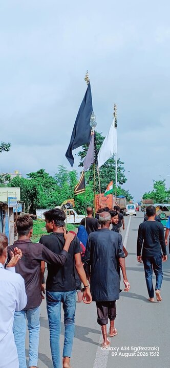 কারবালার স্মৃতিতে কুমারপুরে চল্লিশার শোকসভা ও মিছিল/ছবি