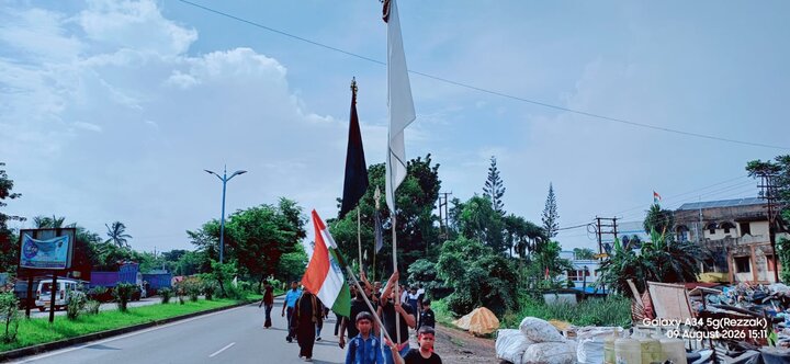 কারবালার স্মৃতিতে কুমারপুরে চল্লিশার শোকসভা ও মিছিল/ছবি