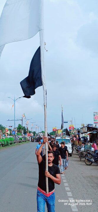 কারবালার স্মৃতিতে কুমারপুরে চল্লিশার শোকসভা ও মিছিল/ছবি