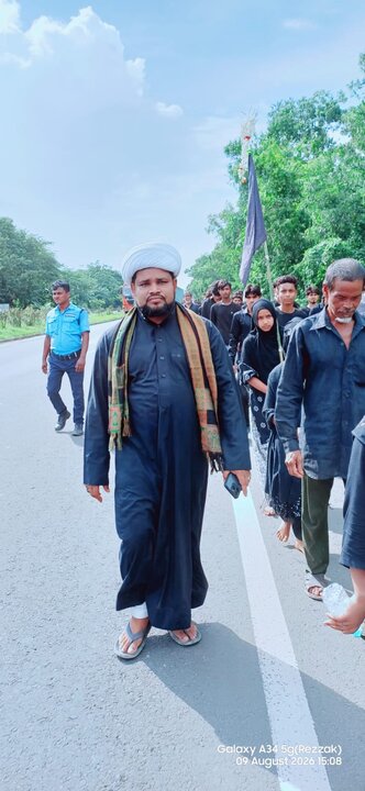 কারবালার স্মৃতিতে কুমারপুরে চল্লিশার শোকসভা ও মিছিল/ছবি