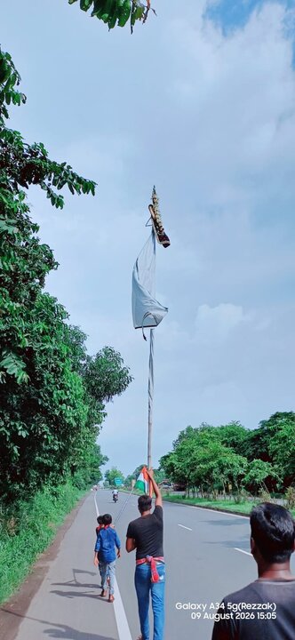 কারবালার স্মৃতিতে কুমারপুরে চল্লিশার শোকসভা ও মিছিল/ছবি