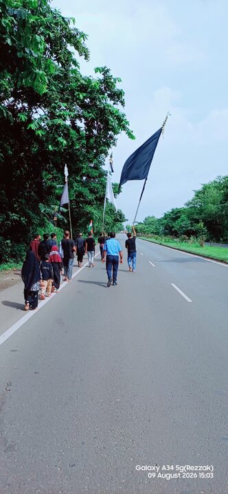 কারবালার স্মৃতিতে কুমারপুরে চল্লিশার শোকসভা ও মিছিল/ছবি