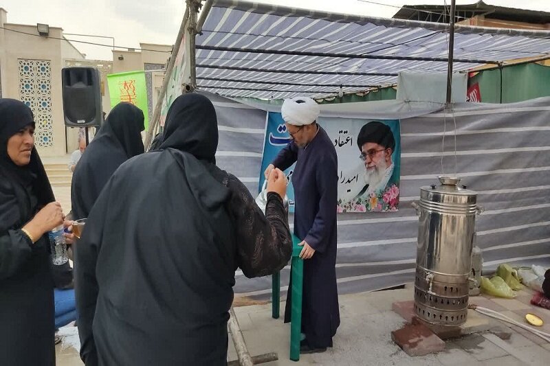 برگزاری پویش قرآنی و فرهنگی در موکب حضرت مهدی موعود(عج) هرسین+تصاویر