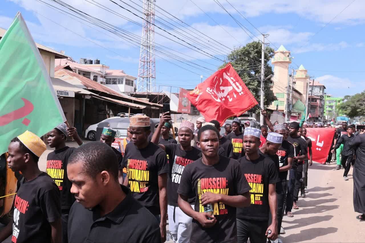 Waumini wa Mombasa Kenya Waadhimisha Matembezi ya Arubaini ya Imam Hussein (as)