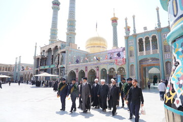 آمادگی گروه تبلیغی اعتاب مقدس عراق برای همکاری با آستان فاطمی + عکس
