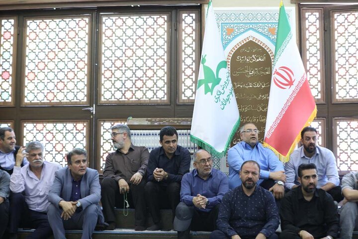 تصاویر/ مراسم «سوگ آسمان؛ از مدینه تا خراسان»
