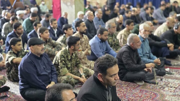 تصاویر/ مجلس بزرگداشت ارتحال مادر سه شهیدان آدمی در یزد