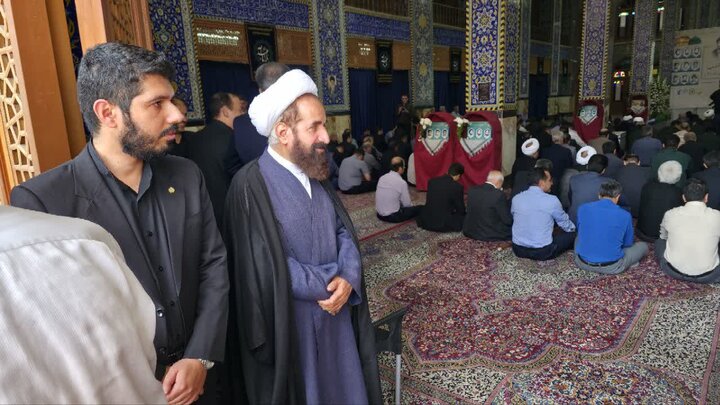تصاویر/ مجلس بزرگداشت ارتحال مادر سه شهیدان آدمی در یزد