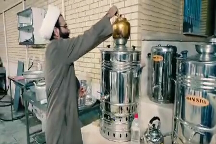 مواکب حوزوی کرمانشاه، میزبان زائران اربعین بودند