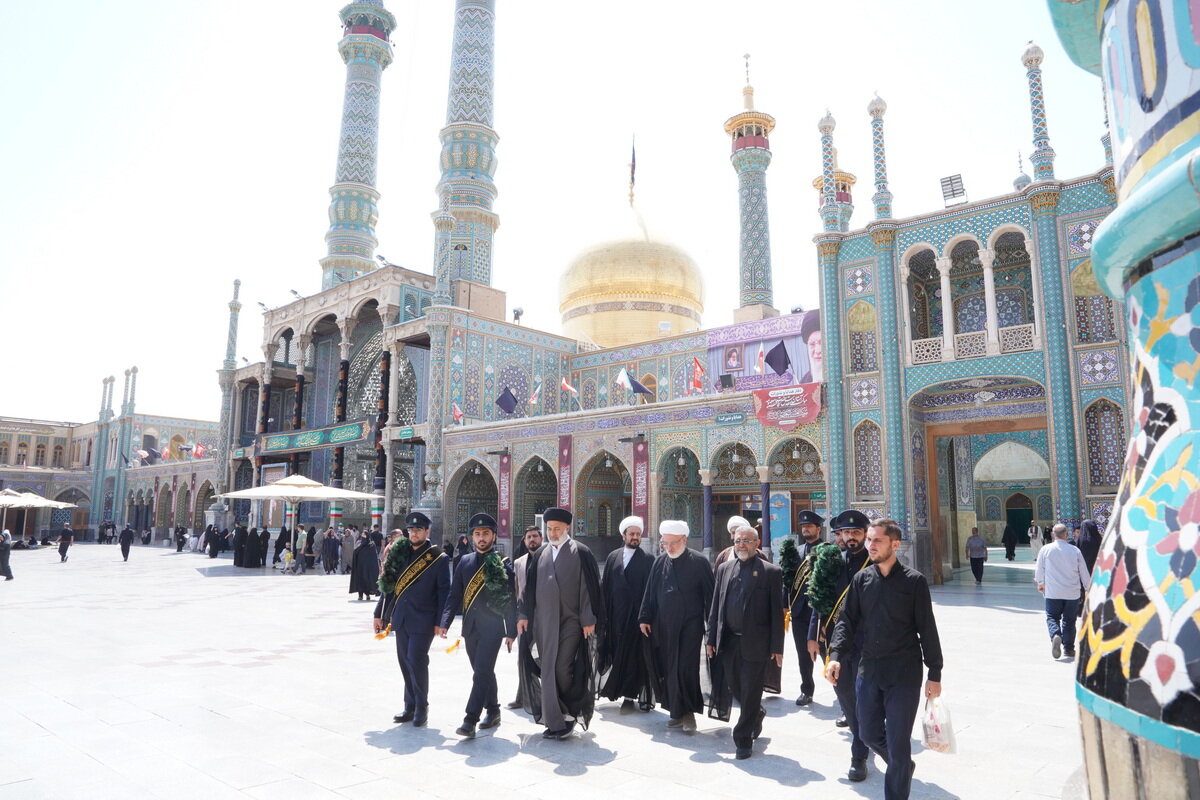 آمادگی گروه تبلیغی اعتاب مقدس عراق برای همکاری با آستان فاطمی + عکس