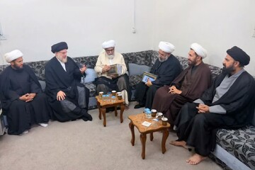 دیدار علمای برجسته پاکستان با آیت‌الله سید حسین حکیم در نجف اشرف