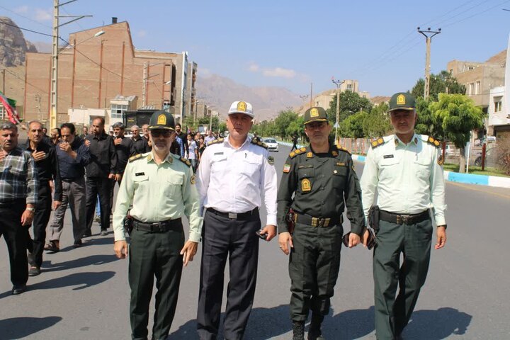 تصاویر/ برگزاری مراسم عزاداری خیابانی ۲۸ صفر در شهرستان ماکو